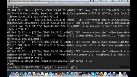 How To Count Visitors By Ip With Apache D Access Log Youtube