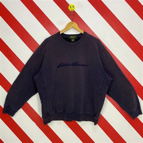 Vintage 90s Eddie Bauer Sweatshirt Eddie Bauer Crewneck Eddie Etsy 90s Sportswear