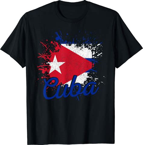 Cuba Patriotic Cuban Pride Flag Patriotic Cuba T Shirt Walmart