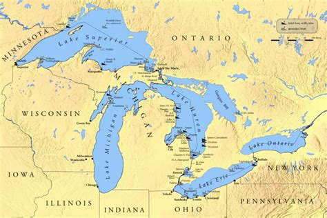 Grands Lacs Amérique Vikidia Lencyclopédie Des 8 13 Ans