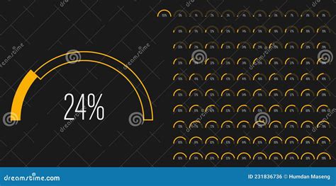 Percentage Progress To Goals Thermometer Growth Success Stock Photo