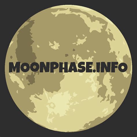 Moon Phase Calendar Moonphase Info