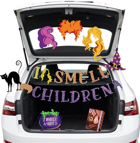 Amazon Hocus Pocus Decorations Halloween Trunk Or Treat Car