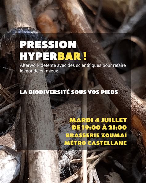 Pression Hyperbar Saison La Biodiversit Sous Vos Pieds Bleu