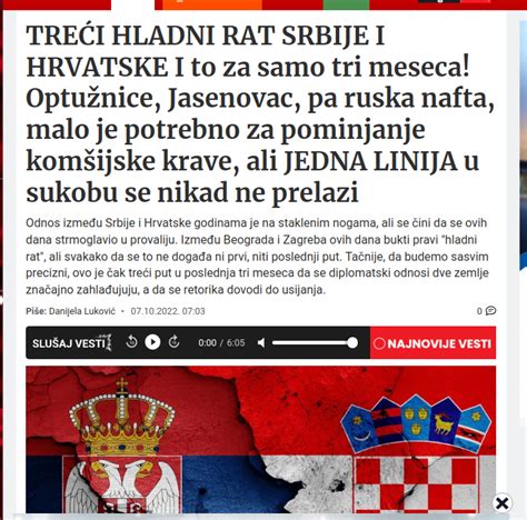 Vu I Evi Mediji Opet Divljaju Usta Ko Ludilo Usta Ka Osveta