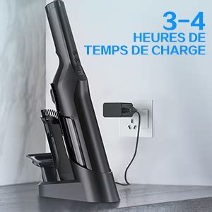 Ctalyn Aspirateur Main Sans Fil Puissant W Kpa Mini Aspirateur