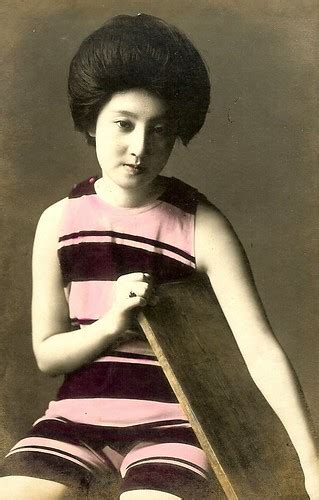 Japanese Swimsuit Girls Meiji Era Bathing Beauties Of Ol… Flickr