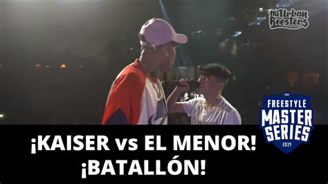 EL MENOR vs KAISER QUÉ BATALLÓN FMS CHILE JORNADA 6 2019 YouTube