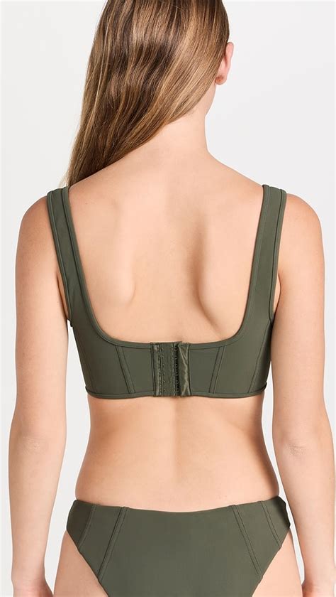 Simkhai Zeke Bustier Bikini Top Shopbop