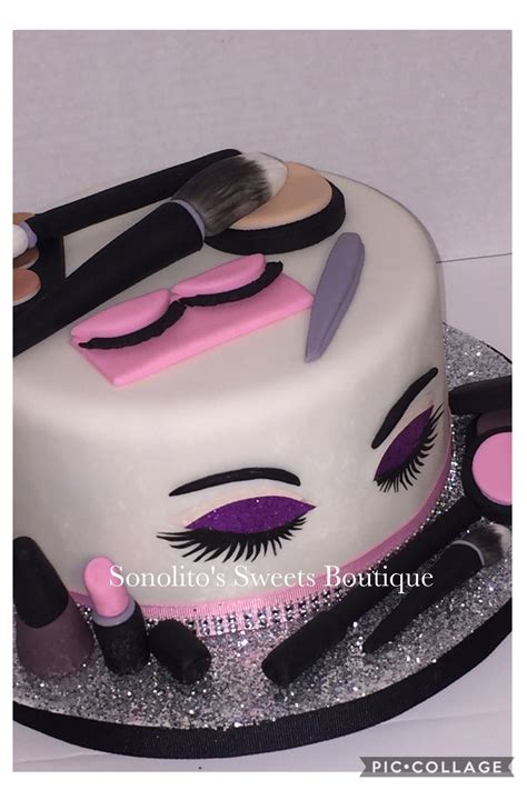 Makeup Cake MAC Cake Diva Cake Makeup And Lashes Cake Diva Cakes