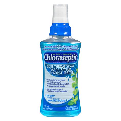 Chloraseptic Sore Throat Spray Cool Mint Flavour 177 Ml WeShine Ca