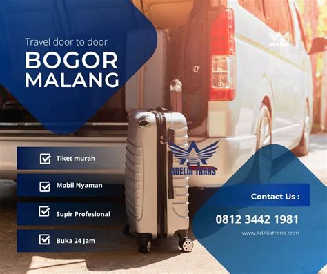 Travel Bogor Malang Pesan Hari Ini Jemput Jam 5 Sore