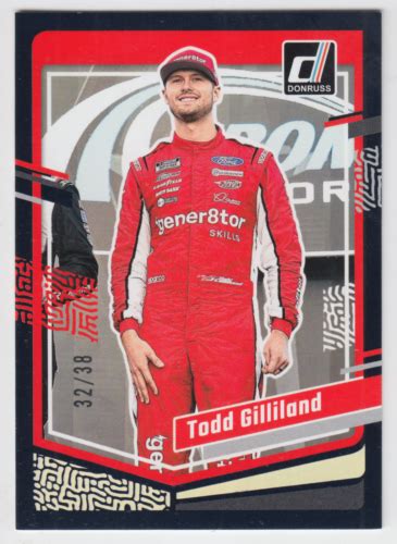 Panini Donruss Nascar Numbers Todd Gilliland For Sale