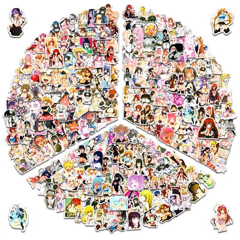 300 200 100PCS Hot Sexy Beauty Waifu Hentai MILF Stickers For Laptop Phone Case Helmet Decal
