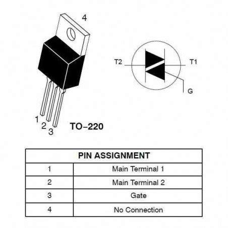 Bt Triac Pinout Datasheet Equivalent And Specs Off