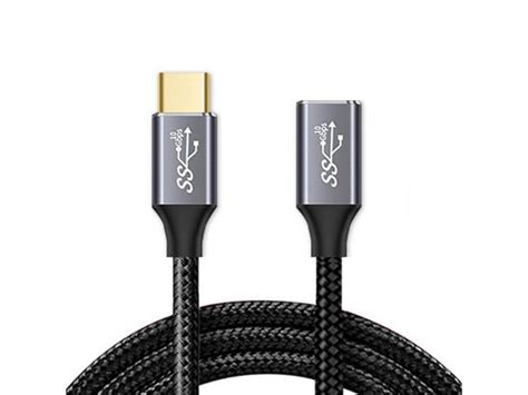 Jimier Cm Usb C Usb Type C Male To Female Extension Data Cable