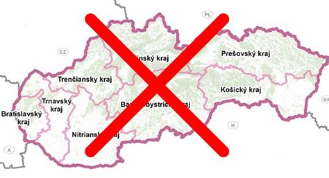 Nová mapa Slovenska TOTO rozdelenie krajov a okresov POBÚRILO