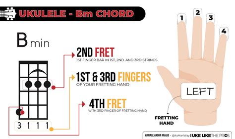 How to Play the Bm Chord on your Ukulele - Uke Like The Pros Blog