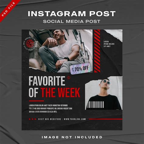 Premium Psd Urban Streetwear Fashion Sale Instagram Post Template Design