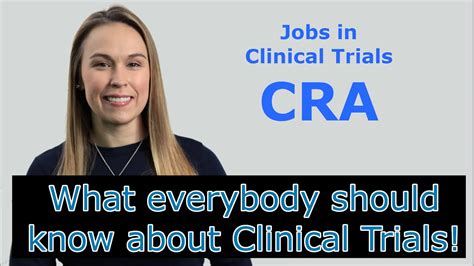 Basics Part 16 Jobs In Clinical Trials Cra Clinical Research Associate Youtube