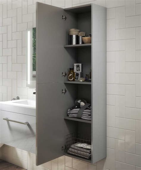 Wall Mounted Tall Bathroom Cabinet Sanfurnitureae