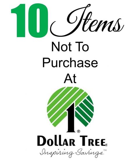 Great List Of Items That You Should Not Purchase At Dollar Tree These