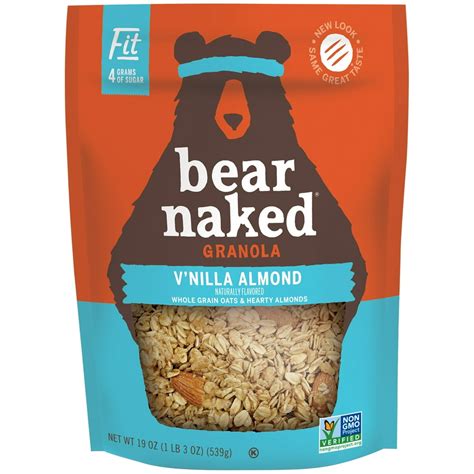 Bear Naked Non Gmo Granola Vanilla Almond 19 Oz