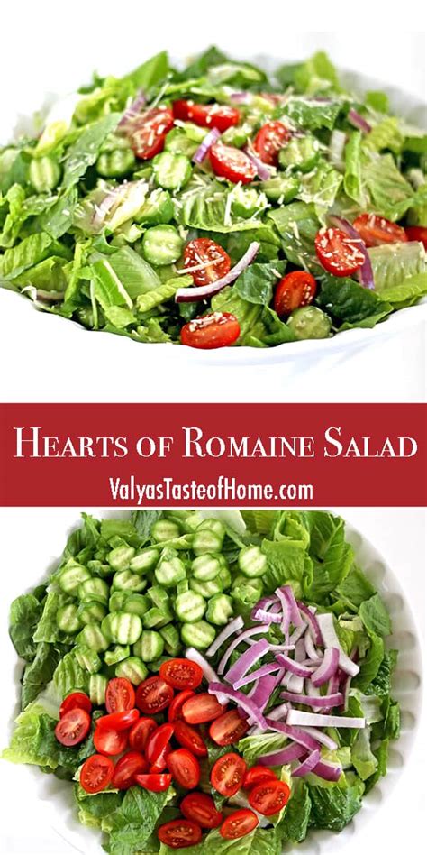 Hearts Of Romaine Salad Recipe Valyas Taste Of Home