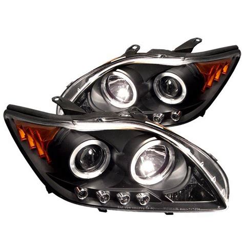 Scion Tc Spyder Halo Led Projector Headlights Black 444 Vg06 Hid Drl Bk