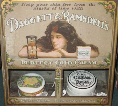 Daggett Ramsdell S Perfect Cold Cream Metal Display Case 1905 Forget