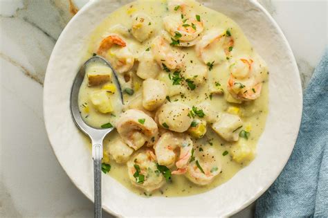 Creamy Seafood Chowder Soup Deporecipe Co