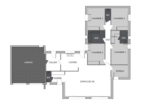 Plan Maison Moderne Gratuit Maisons Ericlor Page