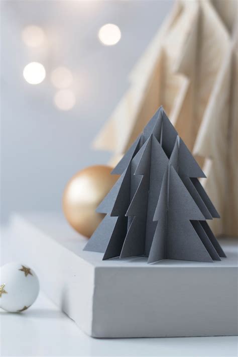 Kreativ Adventskalender Türchen 9 3 D Weihnachtsbaum aus Papier