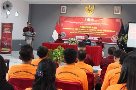 Gandeng BNNP Jateng Bapas Semarang Selenggarakan Bimbingan Kepribadian