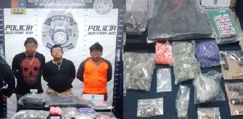 Detienen Al Calavera Y A Sus Chalanes Con Dos Armas De Fuego Y