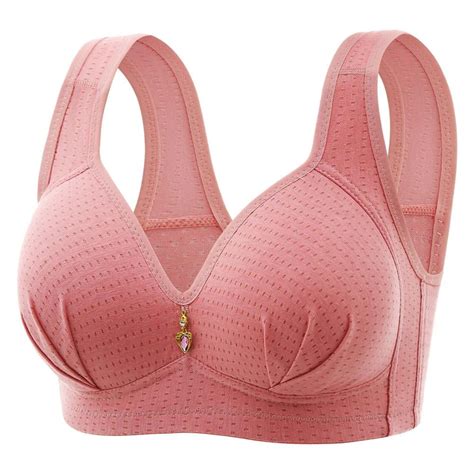 Otvok Women Full Figure Plus Size Bras Comfort Large Busts Wirefre Plus