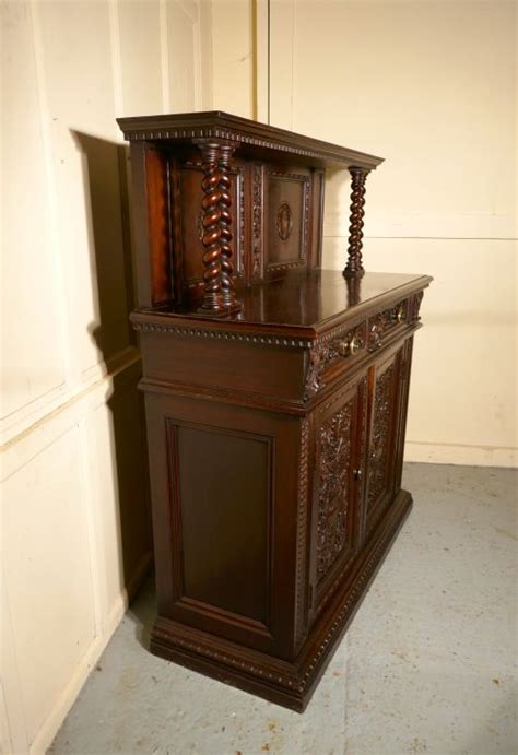 Green Man Gothic Carved Dresser By Edwards And Roberts