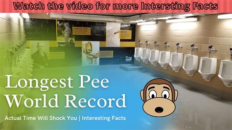 Longest Pee World Record Guinness Book Knowledge Therapy Youtube