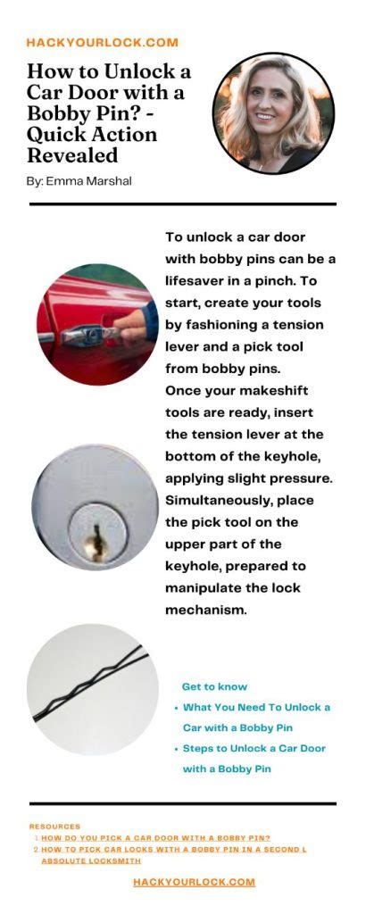 How To Unlock A Car Door With A Bobby Pin Quick Action Revealed