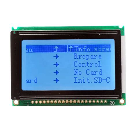 Custom 12864 Dot Matrix COB Smart Screen Module FSTN Gray Screen