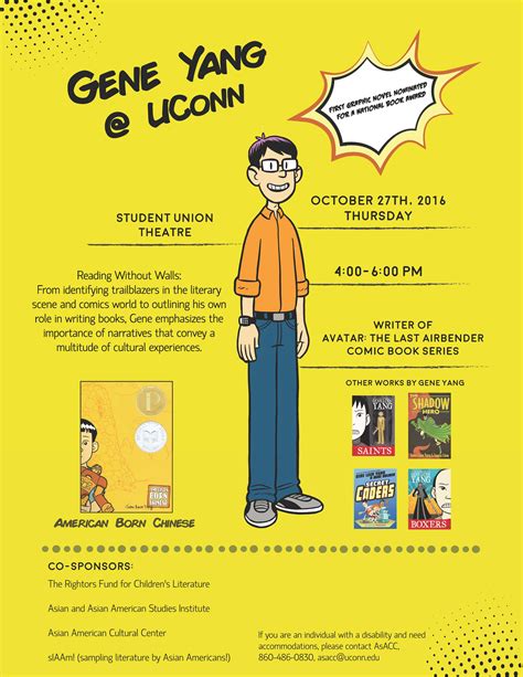 Graphic Novelist Gene Luen Yang At Uconn Archives And Special