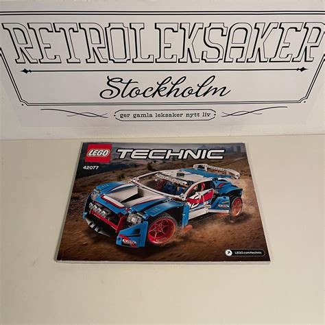 Lego Technic Instruktion Til K P Fr N Retroleksaker P Tradera