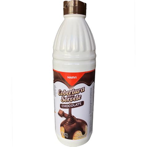 Cobertura Calda Para Sorvete Sabor Chocolate Kg Marvi Shopee Brasil