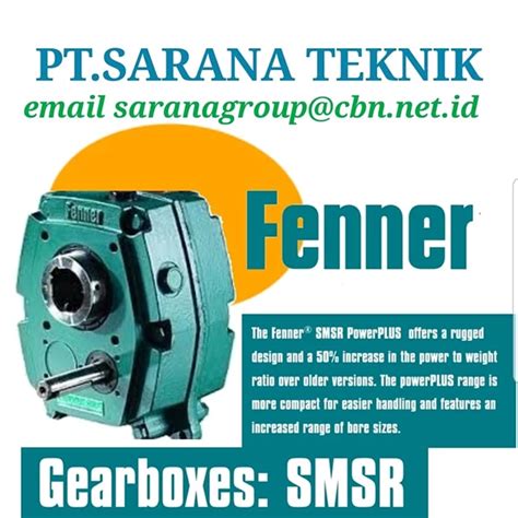 Jual Pt Sarana Teknik Fenner Motor Gear Motor Reducer Fenner Smsr