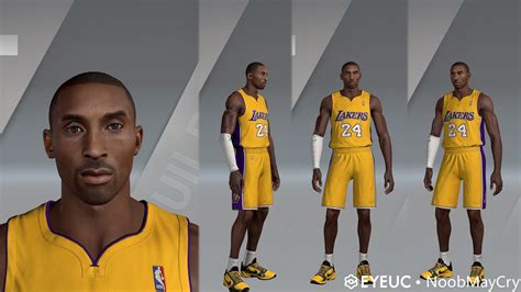 Kobe Bryant Cyberface And Body Model By Noobmaycry For 2k20