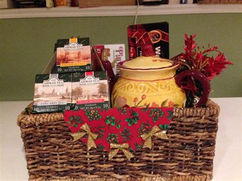 Tea Lovers Basket With Handpainted Ceramic By Honeylanetbaskets Tea Lovers Basket Raffle