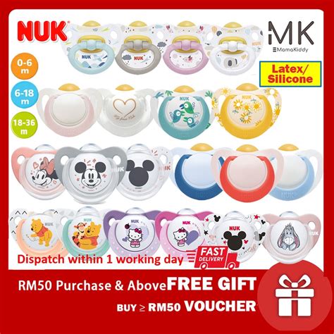 Nuk Silicone Latex Disney Mickey Minnie Soother Pacifier Winnie Pooh