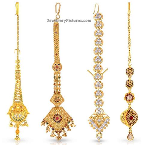 Gold Maang Tikka Designs Jewellery Designs