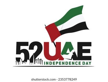 National Day United Arab Emirates Stock Vector Royalty Free