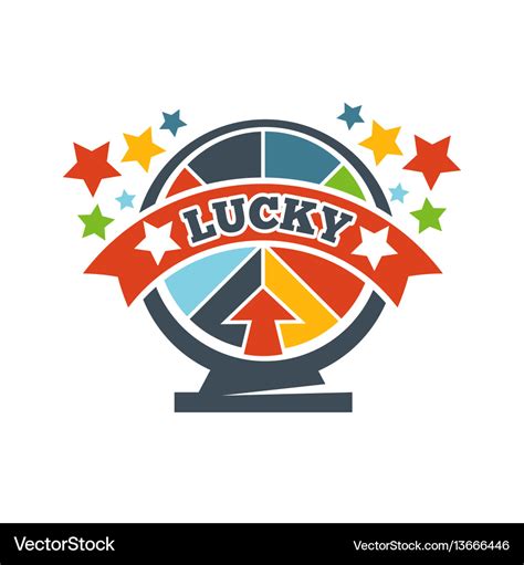 Lucky victory roulette or win lottery icon Vector Image